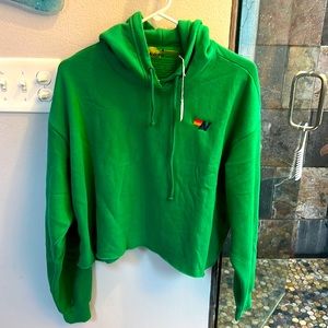 BRAND NEW Aviator Nation cropped hoodie